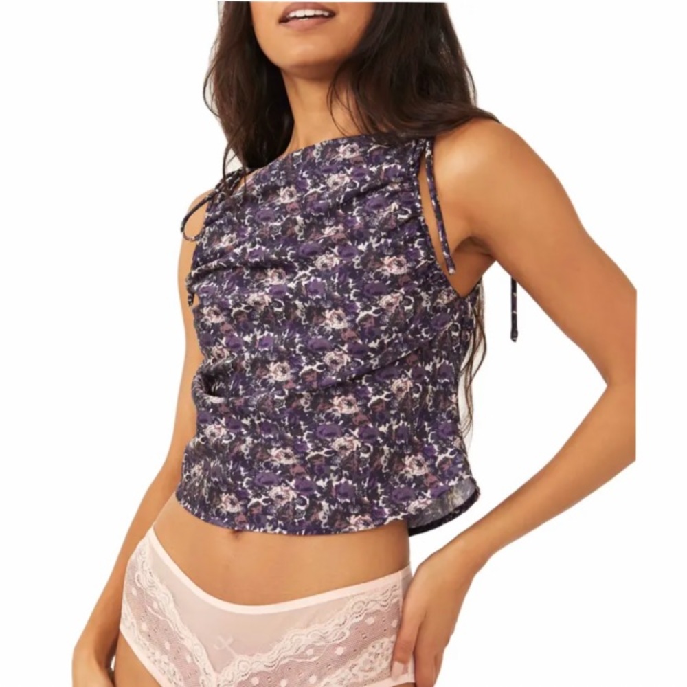 Free People Nights In Print Camisole NWT